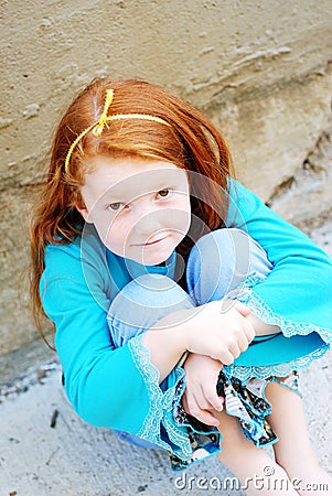 Cute Little Girl Stock Photo