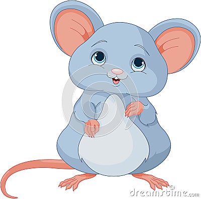 Cute Mice Vector Illustration