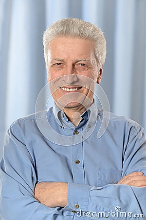 Cute older man Stock Photo