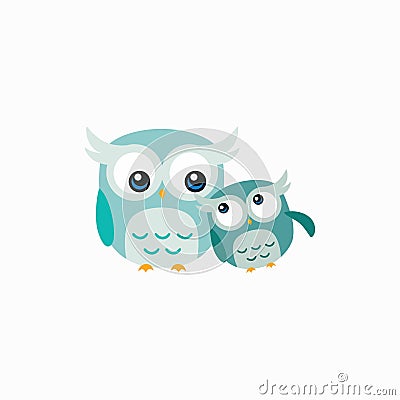 Cute Owl Vector Design Illustration Vector Illustration