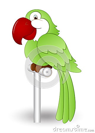 Cute Parrot Stock Photo