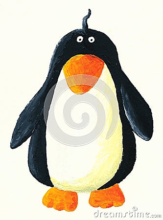 Cute penguin Stock Photo