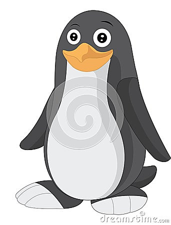 Cute penguin, illustration Vector Illustration