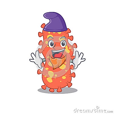 Cute picture of Bacteroides in Elf cartoon design Vector Illustration