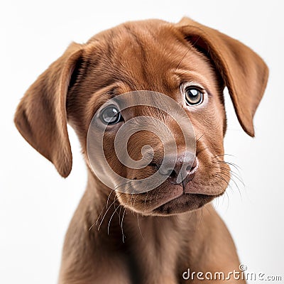 cute puppy dog ai generative Stock Photo