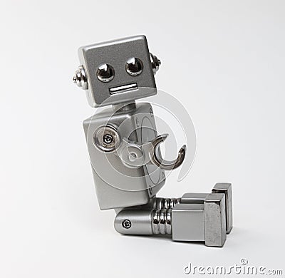 cute robot Stock Photo