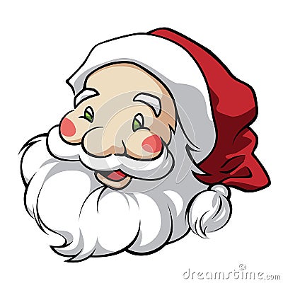 Cute Santa Vector Illustration