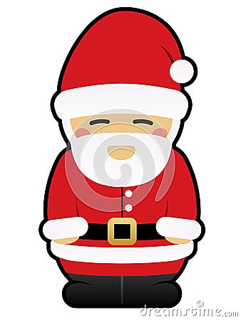 Cute Santa Claus Vector Illustration