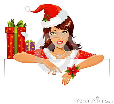 Cute Santa Helper Vector Illustration