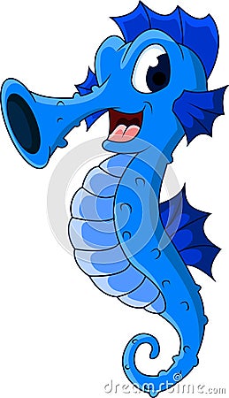 Cute Seahorses Cartoon Stock Image - Image: 30892231