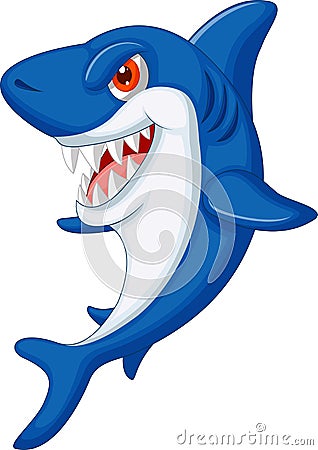 Cute Shark Cartoon Royalty Free Stock Images - Image: 34612769