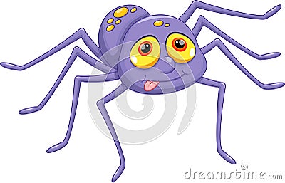 Cute spider cartoon Stock Photo