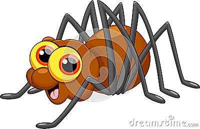 Cute spider cartoon Stock Photo