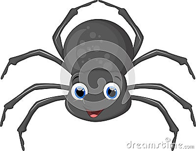 Cute spider cartoon Stock Photo