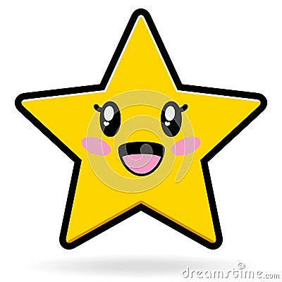 Cute Star EPS Vector Illustration