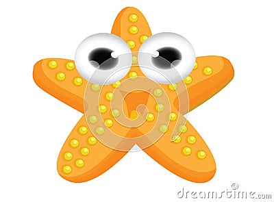 Cute starfish cartoon Cartoon Illustration