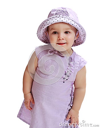 Cute toddler girl Stock Photo
