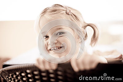 Cute toddler Stock Photo