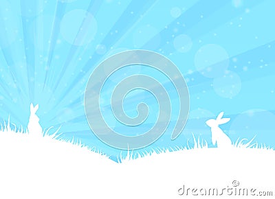 Easter bunny Stock Photo