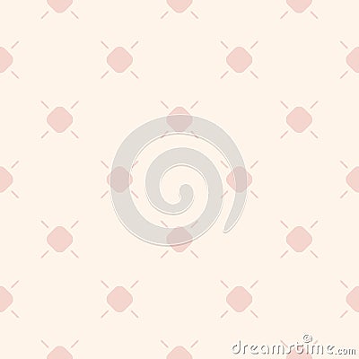 Cute vintage vector polka dot seamless pattern in pastel colors. Vector Illustration