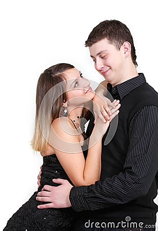Cute young couple Stock Photo