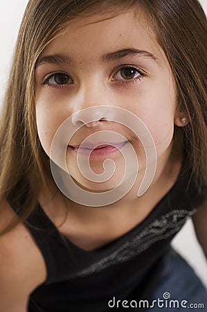 Cute Young Girls Face Royalty Free Stock Images - Image: 7656669