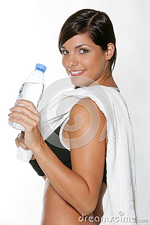 Cute young woman Stock Photo