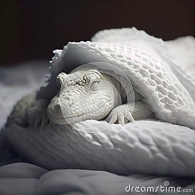 Adorable baby crocodile Stock Photo