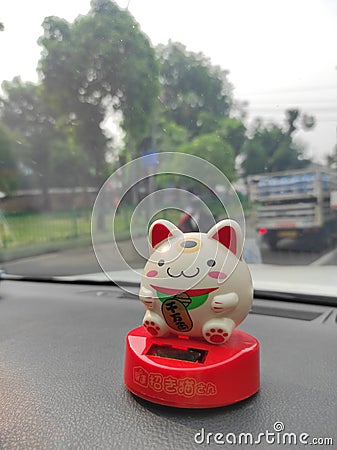 A Cutey Tiney toys on cars Editorial Stock Photo