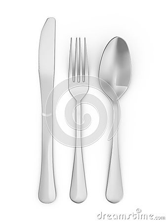 Cutlery Cartoon Illustration