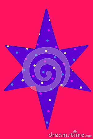 Cutout star shape Stock Photo