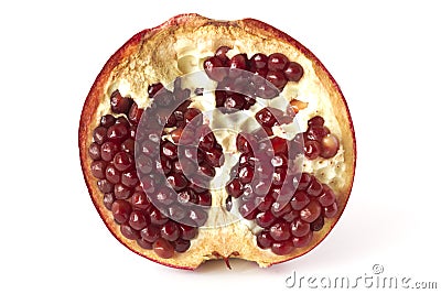 Cutted pomegranate Stock Photo