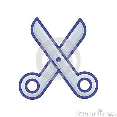 Cutting fill inside vector icon which can easily modify or edit Vector Illustration