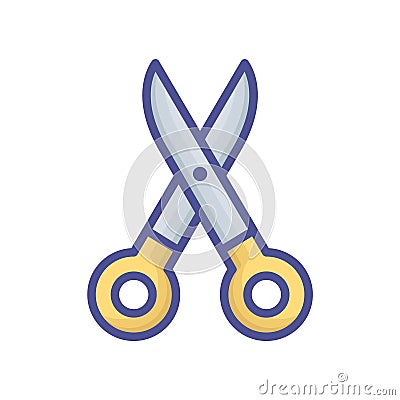 Cutting fill inside vector icon which can easily modify or edit Vector Illustration