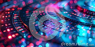 Cuttingedge data backup system ensuring reliable data integrity and recovery with advanced Stock Photo