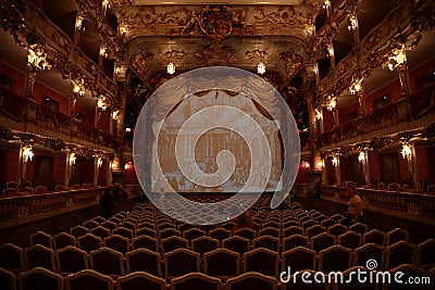 The Cuvilliés Theater, the most important rococo-style Italianate theater in Germany Editorial Stock Photo