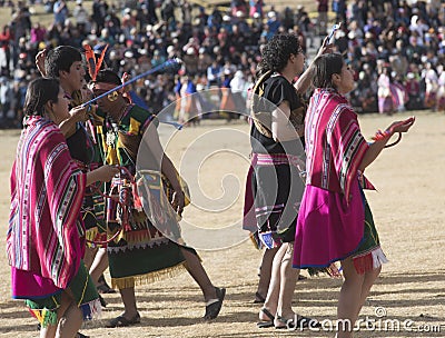 Cuzco Peru The Inti Raymi is a traditional religious ceremony of the Inca Empire in honor Editorial Stock Photo