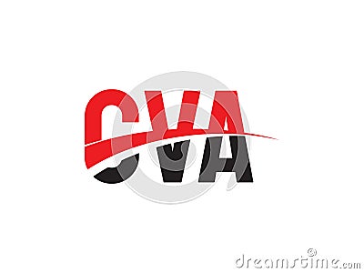 CVA Letter Initial Logo Design Vector Illustration Vector Illustration