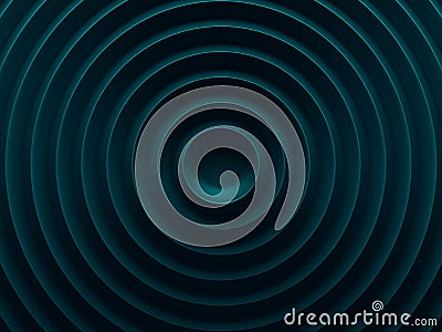 Cyan circular abstract background. Can Cartoon Illustration