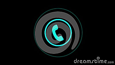 Cyan Color Phone Calling Animation on Black Background Stock Video - Video of black, animation: 216400249 Cyan Color Phone Calling Animation on Black Background Stock Video - Video of black, animation: 216400249
