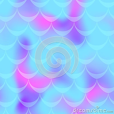 Cyan pink mermaid background. Winter iridescent background. Stock Photo