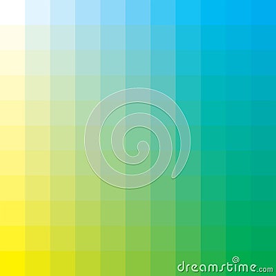 Cyan and Yellow Stock Photo