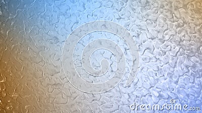 cyan and yellow bio forms material bg - abstract 3D rendering Stock Photo