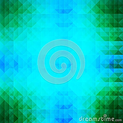 CyanGreenAbstract Vector Illustration