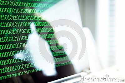 Cyber bullying, online fraud or computer virus concept. Stock Photo