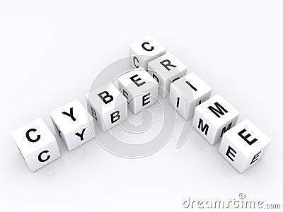 Cyber crime Stock Photo