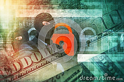 Cyber Crime Concept Stock Photo