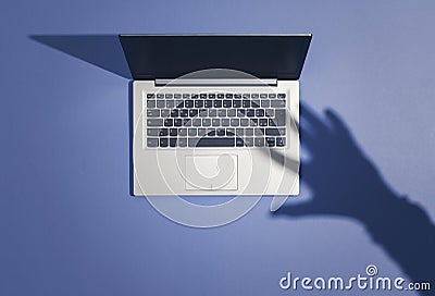 Cyber crime, malware and hackers Stock Photo