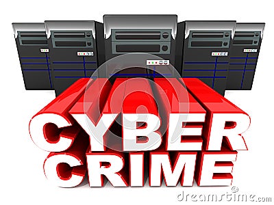 Cyber crime Stock Photo