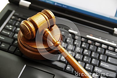 Cyber law Stock Photo